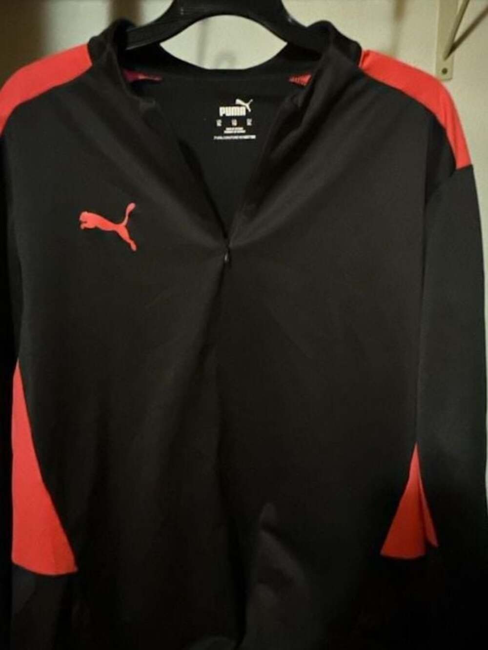 Puma Men's Individual Cup Training 1/4 Zip DryCell Performance Pullover